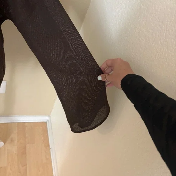 VENROY Tie Cover Up Cardigan Vacation Size XS - Picture 3 of 9